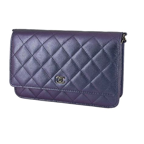 iridescent purple chanel wallet|CHANEL Iridescent Calfskin Quilted Chanel 19 Wallet On.